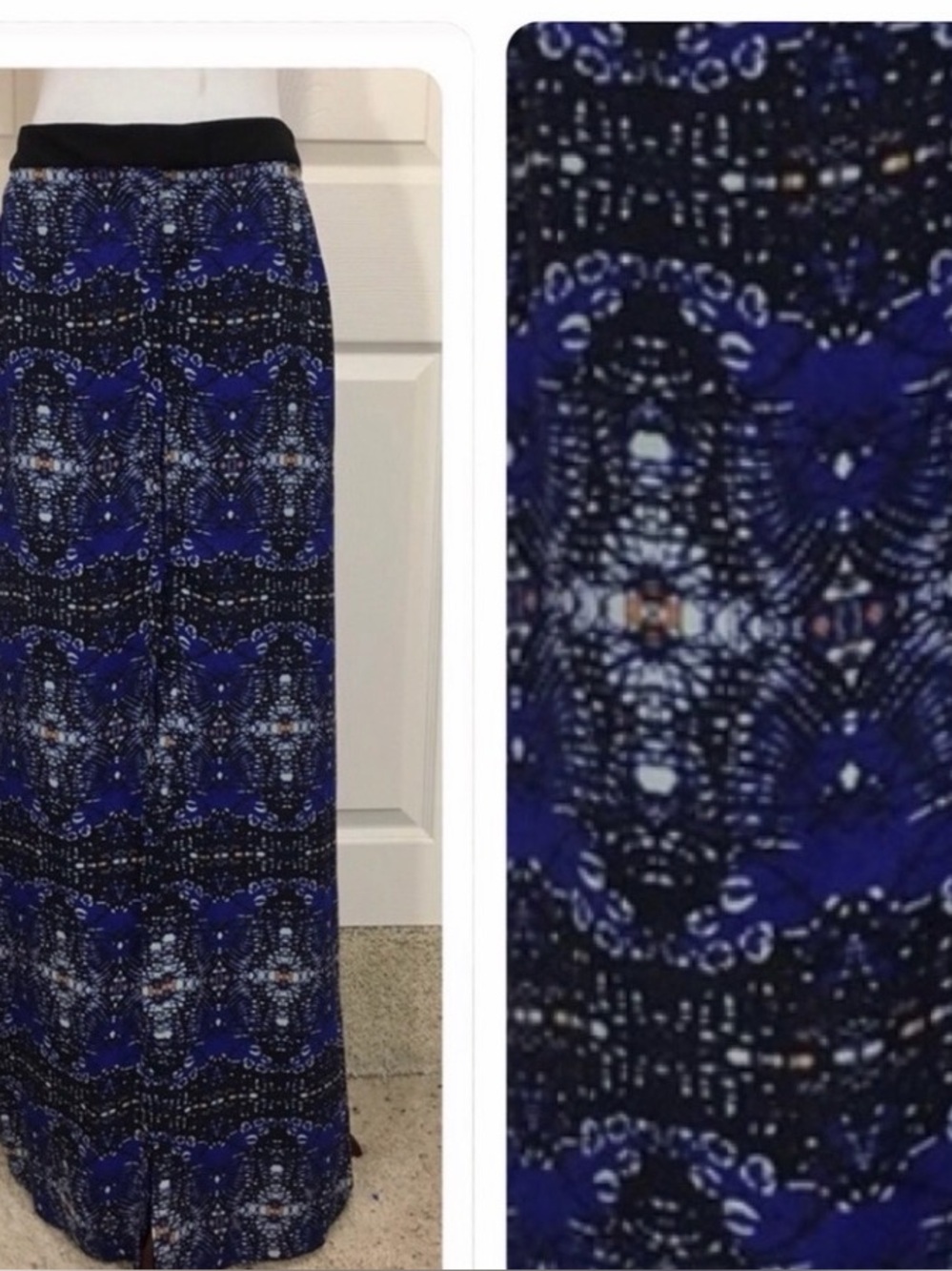 A.L.C. Silk maxi skirt